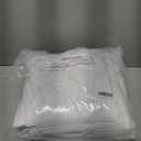 Surmente 5 Pack White Tablecloth for Round Tables, 132-inch Round Table Cloths for Weddings, Banquets, or Restaurants (132 Round, 5 Pack, White)