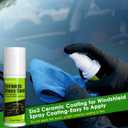 FOLLOWIN Glass Restore Care Kit Polishing Agent&Ceramic Sealant,Car Window Cleaner,Glass Polish,Streak Free Glass Cleaner,Rain Repelling Coating-Improved Visibility Glass Coating