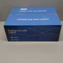 Surtime 48" Ceiling Fans with Lights-Low Profile Ceiling Fan with Light and Remote/APP Control, Black Flush Mount Ceiling Fans,DC Reversible,LED Dimmable