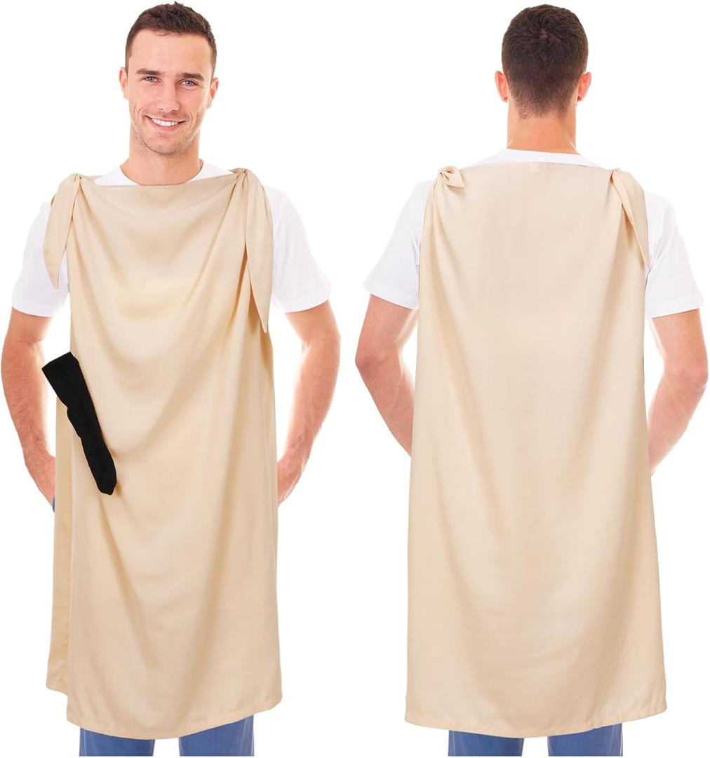 Liitrsh Halloween Elf Men Unisex Costume Women Sack Costume Shirt Outfit for Adult Halloween Cosplay Accessory, XL