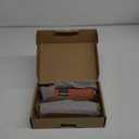 LARS NYSØM Salt and Pepper Grinder Set 2 pieces I Salt Pepper Mill with Adjustable Ceramic Grinder I Design Spice Grinder Set Manual (Brick Red)