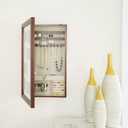 Hives and Honey Photo Collage Frame Jewelry Storage Organizer, Walnut