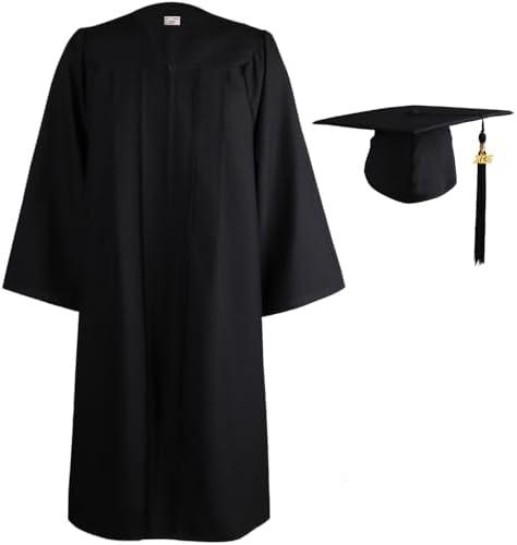 OSBO GradSeason Matte Graduation Cap and Gown 2026 Set with Tassel for High School & College 10 Colors