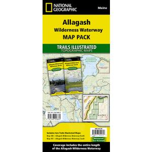 Allagash Wilderness Waterway [Map Pack Bundle] (National Geographic Trails Illustrated Map)