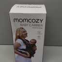 Momcozy Baby Carrier - Ergonomic, Cozy and Lightweight Carrier for 7-44lbs, Effortless to Put On, Ideal for Hands-Free Parenting, Enhanced Lumbar Support, Purehug for Infant to Toddler, Khaki