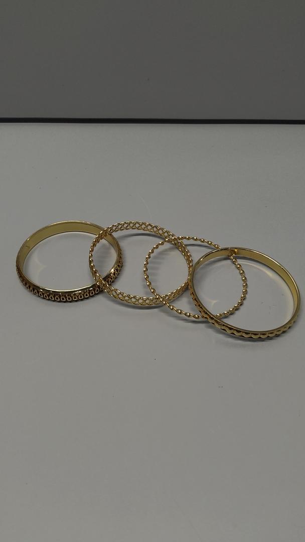 Gold Bracelet, Set of 4