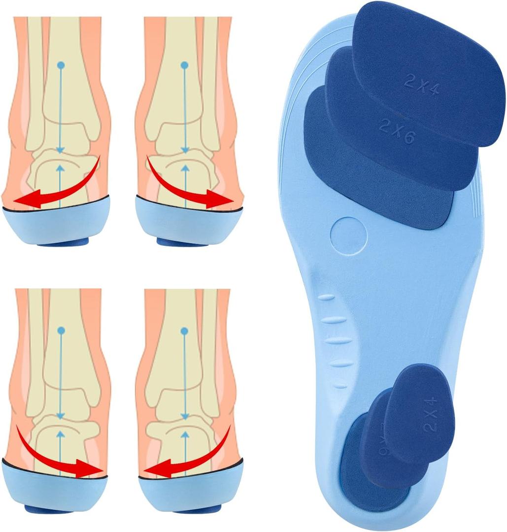 Supination and Pronation Correction Insoles for Men Women Kids Toddlers, Adjustable Corrective Inserts for Over Supination and Overpronation (M (Little Kids 12.5-Big Kids 1))