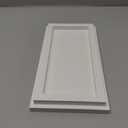 Ekena Millwork CMP12X6RE Rectangle Architectural Grade PVC Contemporary Urethane Ceiling Medallions 12"W x 6"H x 4"C x 1"P