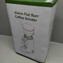 SHARDOR Professional 64mm Burr Coffee Grinder with 100 Grind Settings and All-Metal Chamber, Coffee Bean Grinder with Adjustable Electronic Timer and LED Display, Anti-Static,Black