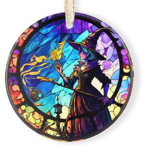 Christmas 2025 Ornaments, Christmas Ornament Gift, Holiday Keepsake, Stocking Stuffers, Gift Ideas - Magic Witch