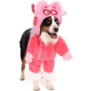 General Mills Monster Cereals Front Walker Pet Costume Sizes XS-XL (Pink, Franken Berry)