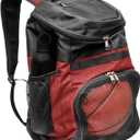 Basketball Backpack with Ball Compartment (Red)