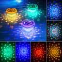 Swimming Floating Pool Lights, Fish Pattern 3PCS Color Changing Underwater Pool Light That Float, 4 Colors 2 Modes, Glow Hot Bath Tub LED Light Up Decor (3AAA Batteries Powered, Not Included)