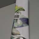 Flortlias Fabric Peel and Stick Floral Wall Decal, Self-Adhesive Peony Flowers Wallpaper, Rose Sticker for Living Room Bedroom Wall Decor (Blush Pink Rose Garden)