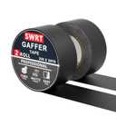 SWRT Gaffers Tape, 11 Mil Industrial Grade Gaffer Tape, 2 x 30 Yards, 2 Pack, Strong Adhesion, Easily Remove No Residue, Professional Matte Finish No Reflection, Black, 60 Yards in Total