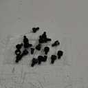 JUVITUS Black Straight Tip Glass Dropper Closure Top for Boston Round Bottles 10 Pack (2 oz / 60 ml (20-400 Neck Size))