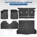 Custom Fit Floor Mats for 2023-2025 2026 Cadillac Lyriq
All Weather TPE Floor Liners & Trunk Mat & Backrest Protectors | Odorless Full Set Interior Accessories
