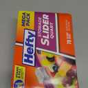 Hefty Slider Kitchen Storage Bags, Quart Size, 78 Count