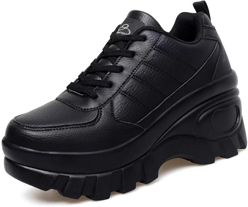 Women's Wedge Sport Walking Chunky Platform Non-Slip Running Shoes Comfort Casual Work Shoes, 8.5