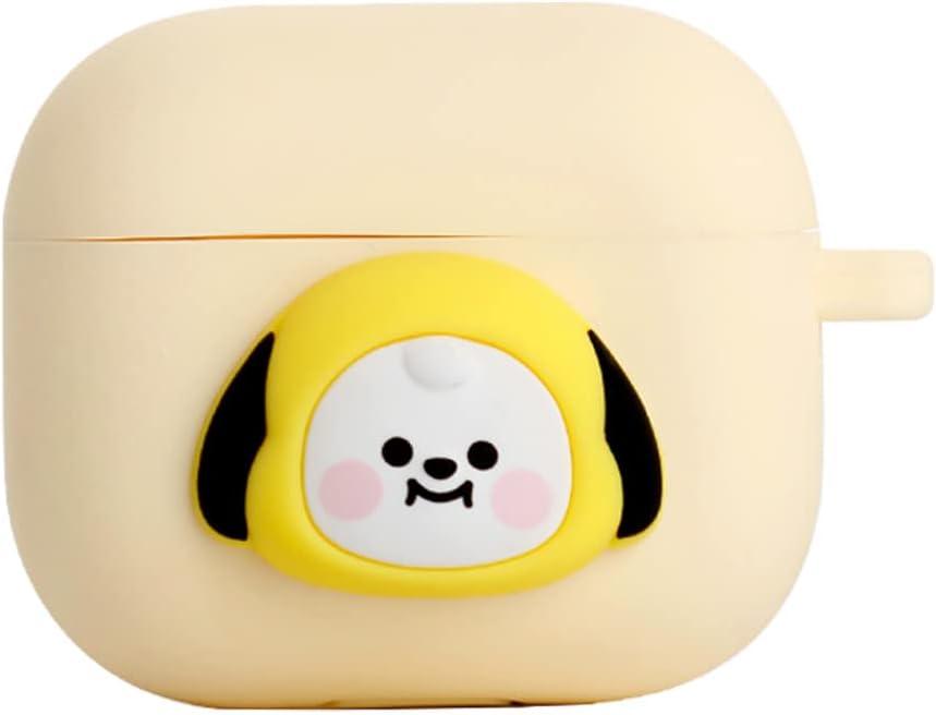 BT21 Case Compatible with Apple AirPods 3rd Gen, Pastel Silicon Case with Wireless Charging [Official Merchandise] [7FLAVORS] (CHIMMY)