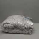 Light Grey Twin/Twin XL Comforter Set - 2 Pieces Seersucker Lightweight Bedding Comforter Sets (1 Soft Fluffy Comforter & 1 Pillowcase) - All Seasons Cozy Modern Bed Sets for Women Men (Twin (68''*90''))