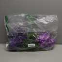 Artificial Flowers 3 Pcs Hyacinth Fake Flowers 19.69” Silk Flowers for Outside, Delphinium Outdoor Faux Flowers Fake Plants for Porch Patio Balcony Yard Indoor Home Decor