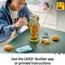 LEGO Editions FIFA World Cup Official Trophy Building Set - Kit for Display in Bedroom, Home Office, Book Shelf - Soccer Fans Collectible - with World Cup 2026 Minifigure - Gift for Fans - 43020