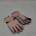 RIANKH Outdoor Women Skiing Thermal Insulated Windproof Gloves with High-Sensitivity Touchscreen Design and Adjustable Wrist Strap, PINK