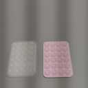 Anteel 2 Pack Silicone Suction Phone Case Mount, Non Slip Sticky Grip, Silicon Adhesive Suction Cup Mount, Strong Grip Holder for Selfies and Videos (LightPink&Translucent) | 2 Pack, Non Slip, Sticky Phone Grip, Silicon Adhesive, Suction Cup Mount, Strong Grip Holder