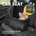 Zoosky 3 in 1 Pet Stroller with Removable Carrier, Folding Stroller for Small/Medium Dogs and Cats, Waterproof, All-Terrain, with Sun Shades, Car Seat