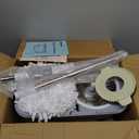 Spin Mop Bucket Deluxe 360 Spinning Floor Cleaning System with 6 Microfiber Replacement Head Refills,62" Extended Handle,4X Wheel for Home Cleaning