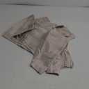 100% Egyptian Cotton Pillow Protectors Set of 4, 600 Thread Count Standard Size Bed Pillow Cases with Zipper, Sateen Weave Cooling Pillow Cases Quiet and Breathable Easy Care (4PCS, Stripe-Beige)