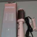 4-in-1 Blow Dryer Brush & Hair Straightener - NOVUS Ionic Hot Air Styler with Titanium Barrel, Volumizer for Frizz-Free Smoothing, Blowout Tool for All Hair Types (Pink)