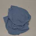 MIFXIN Computer Office Chair Cover Stretch Elastic Slipcover 2 Piece Jacquard Washable Computer Chair Covers Furniture Protector for Office Home, NO Chair Only Covers (Blue)