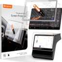 For Tesla Model Y Juniper & Model 3 Highland Matte 15.4" & 8" Screen Protector [No Glare & Fingerprint] 9H Tempered Glass Alignment Kit for Tesla Model 3 Model Y Juniper Accessories