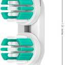 YMPBO Replacement Heads Compatible with Spinbrush Electric Powered Toothbrush Adults, 10 Pack Brush Head Replacement Refill, Green+Blue