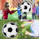 Hooqict Soccer Ball Pinata with Blindfold and Bat Stick Soccer Birthday Party Decorations for Kids Boys Men Sports Themed Party Supplies School Classroom Activities