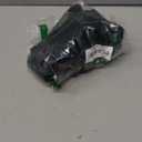 Kepblom Womens Metallic Booty Shorts High Waisted Shiny Rave Bottoms for Dance Festival Costumes (Large, Black)