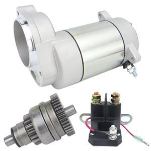 Starter & Bendix & Relay for Polaris Trail Blazer 250 2004, 3085393 SM13298 SM-8 18331 18331N 410-54006 41054006 SMU0034 495714 49-5714 PA-101 PA-101A 113527