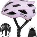 Adult Bike Helmet for Men/Women with Helmet Bag 2Removable Moisture Liners Adjustable Dial Comfort Fit Lightweight Shockproof CPSC Safety Certified for Road/Urban-Commute/MTB