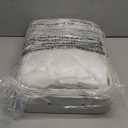 Melody House 4-Tier Metal Mesh Utility Rolling Cart Storage Organizer Shelf Rack with Lockable Wheels for Living Room Kitchen Office, White