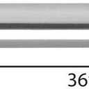 Progress Lighting AirPro Ceiling Fan Downrod, 3/4-Inch Diameter x 36-Inch Height, Compatible with AirPro Fans, Easy Installation, Ideal for 12- to 14-Foot Ceilings, Polished Chrome