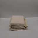 Ashton Sheets 100% Egyptian Cotton King Size Sheet Set - 600 Thread Count Egyptian Cotton Sheets Set for King Size Bed (4 Pc, Ivory), Soft, Cooling, Luxury Hotel 16" Deep Pocket Sateen Weave Bedsheet