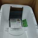 Catit Airsift Jumbo Hooded Litter Pan, Warm Gray/White - Privacy and Easy Access for Cleaning - Ideal for Larger or Multiple Cat Households, 18.3"L x 19.7"W x 22.4"H