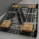 Ulif E13C Heavy Duty Closet Organizer SystemFreestanding Clothing Racks for Hanging ClothesAdjustable Garment Rack 63" W x 16" D x 77" H Hold 960 lbsBlack Clothing Rack with Black Dustproof Cover