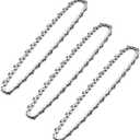 3Pcs 6 Inch Mini Chainsaw Chain, 1/4" LP Pitch .043" Gauge 37 Drive Links,mini chainsaw 6" chain,Replacement Chains for Portable Mini Chainsaw (6"-37DL-1/4"LP .043"-3pcs)