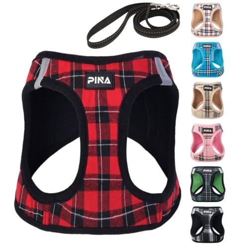 PINA No Pull Dog Harness - Breathable Mesh, Lightweight & Adjustable for Small to S Dogs - Easy On/Off