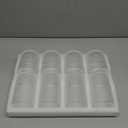 Hobnail Drinking Glasses Set of 8, 12 oz Highball Glasses & 10 oz Cocktail Glasses, Embossed Vintage Kitchen Glassware, Dishwasher Safe Glasses Drinking Set for Whiskey, Juice, Cocktails, Beer