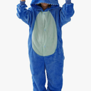 Unisex Children Animal Onesie Pajamas,Kids Flannel Halloween Cosplay Costume/Homewear/Sleepwear Small