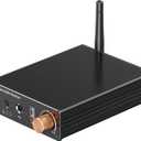 Bluetooth 6.0 Receiver, Bluetooth Audio Adapter with 3.5mm AUX RCA Cable, Wireless Audio Receive Old Stereo/Home Speakers/Wired Headphones/Home Audio Music Streaming Stereo System (Black)